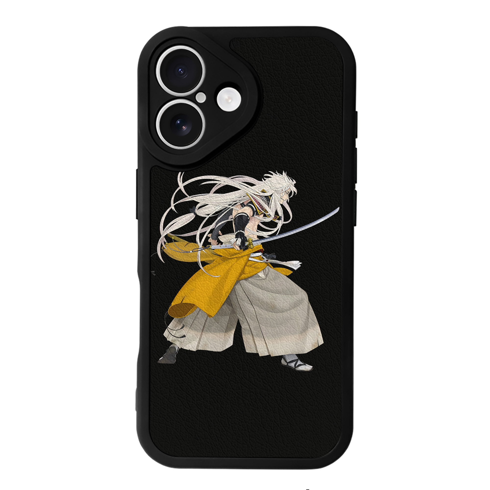 （画像用） 刀剣乱舞 Touken Ranbu 【iPhone 16シリーズ対応】シリコンスマホケース（レザー調） 材質：シリコン